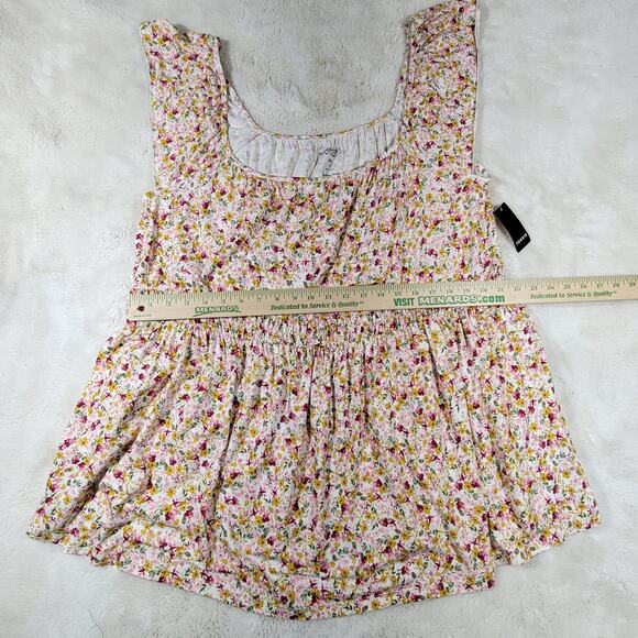 TORRID Super Soft Square Neck Cinched Waist Babydoll Tank NWT‎ Size 5X - Picture 3 of 11